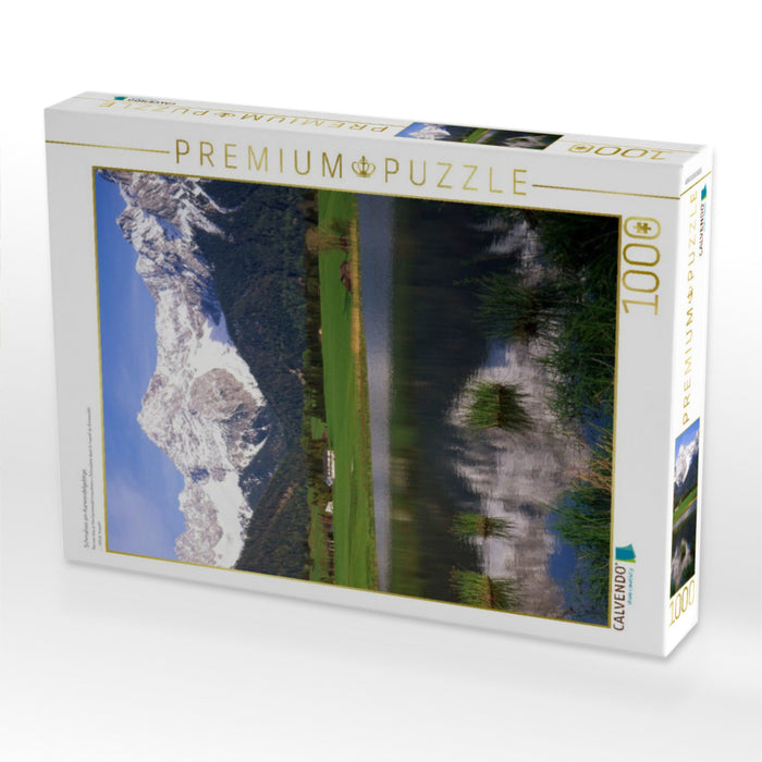 Schmalsee am Karwendelgebirge - CALVENDO Foto-Puzzle'