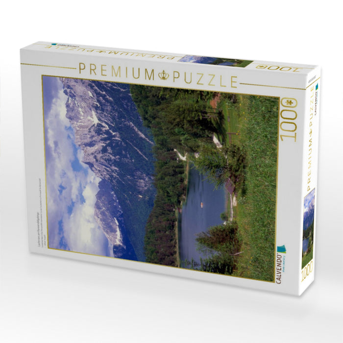 Lautersee am Karwendelgebirge - CALVENDO Foto-Puzzle'