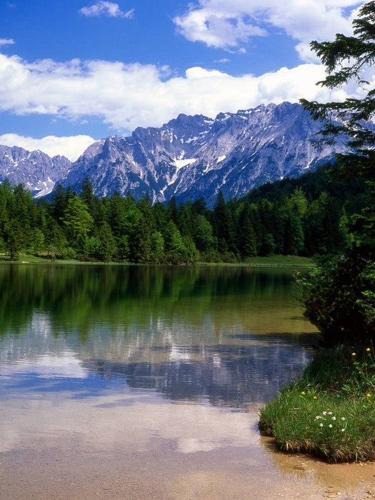 Ferchensee am Karwendelgebirge - CALVENDO Foto-Puzzle'