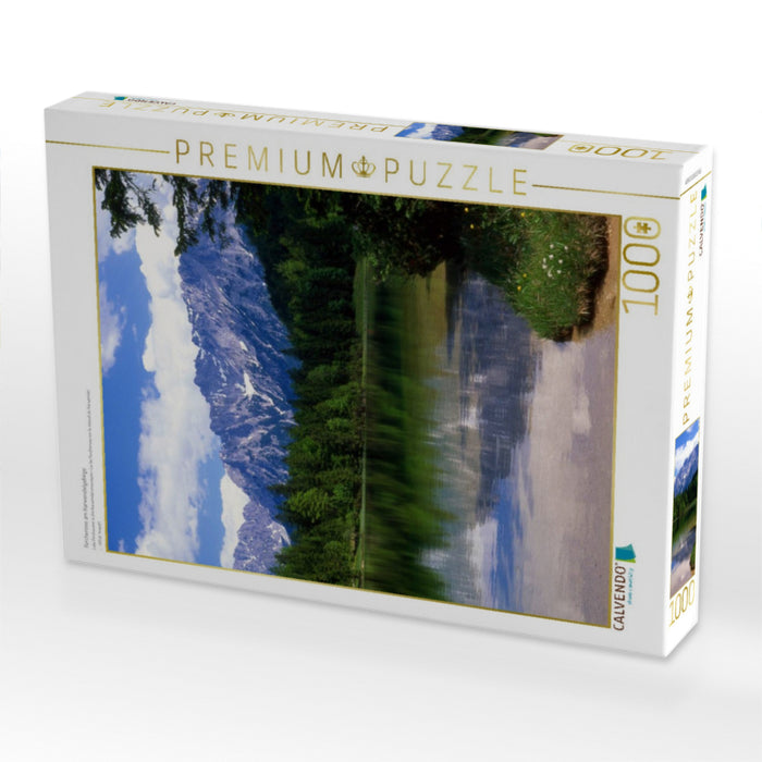 Ferchensee am Karwendelgebirge - CALVENDO Foto-Puzzle'