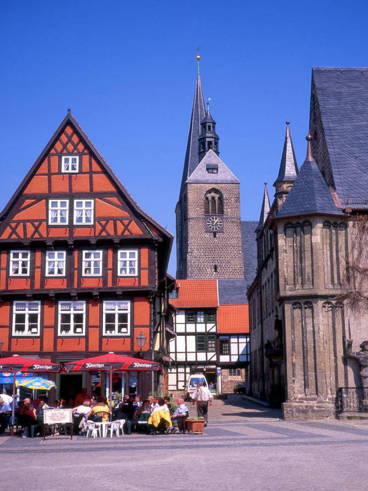 Marktplatz Quedlinburg - CALVENDO Foto-Puzzle'