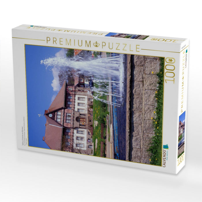 Rathaus Schierke am Brocken - CALVENDO Foto-Puzzle'