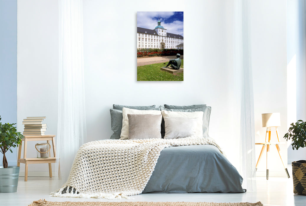 Premium Textil-Leinwand Premium Textil-Leinwand 80 cm x 120 cm  hoch Schloss Gottorf, Barockschloss