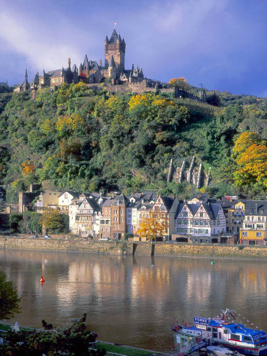Reichsburg Cochem an der Mosel, Neugotik - CALVENDO Foto-Puzzle'