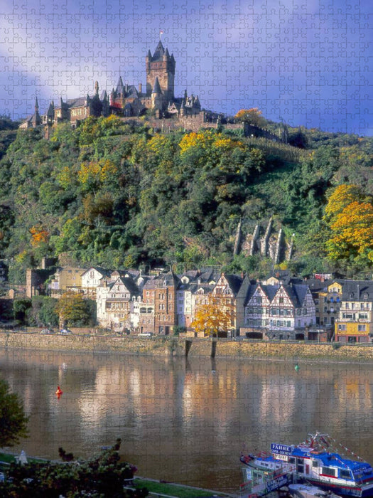 Reichsburg Cochem an der Mosel, Neugotik - CALVENDO Foto-Puzzle'