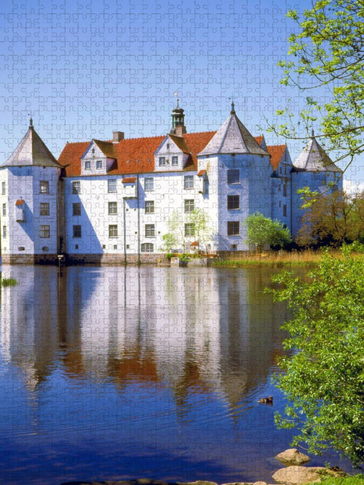 Schloss Glücksburg, Schleswig-Holstein - CALVENDO Foto-Puzzle'