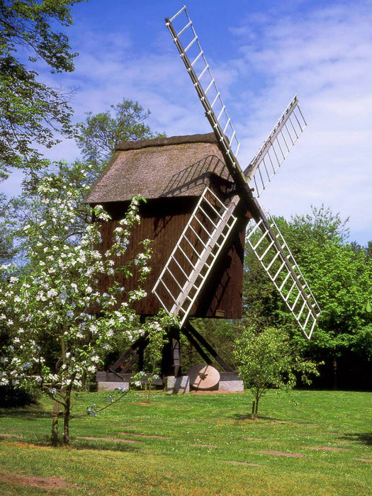 Bockwindmühle bei Stade - CALVENDO Foto-Puzzle'
