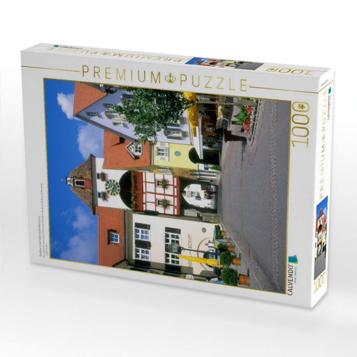 Stadttor in der Unterstadt Meersburg - CALVENDO Foto-Puzzle'