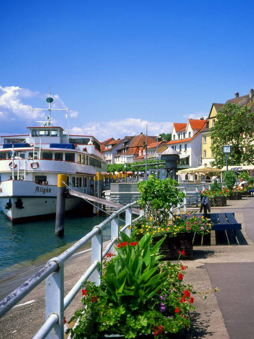Uferpromenade in Meersburg - CALVENDO Foto-Puzzle'