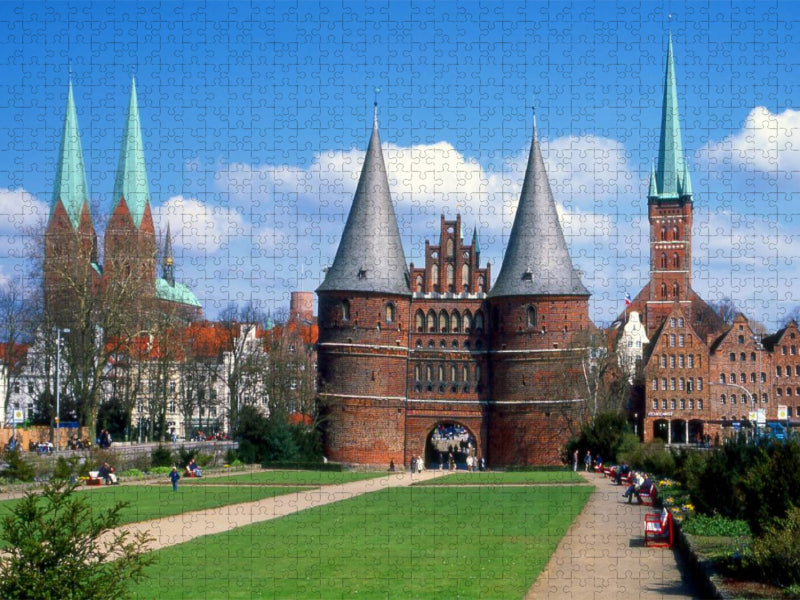 Hansestadt Lübeck - CALVENDO Foto-Puzzle'