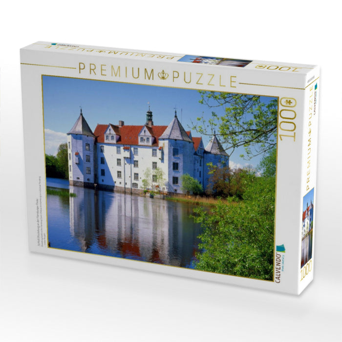 Schloß Glücksburg an der Flensburger Förde - CALVENDO Foto-Puzzle'