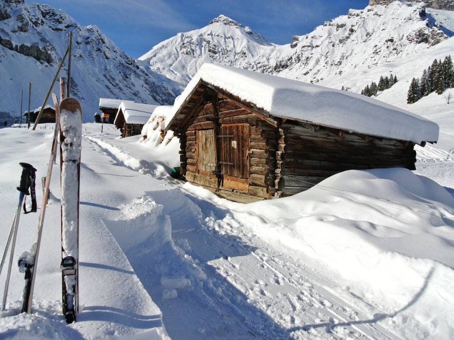Skihütte - CALVENDO Foto-Puzzle'