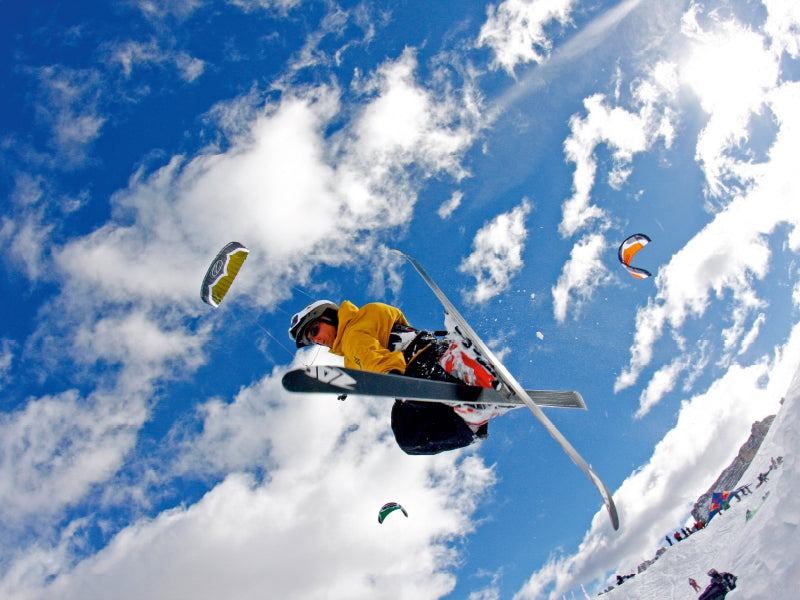 Ein Motiv aus dem Kalender Snowkiting 1000 Teile Puzzle quer - CALVENDO Foto-Puzzle'