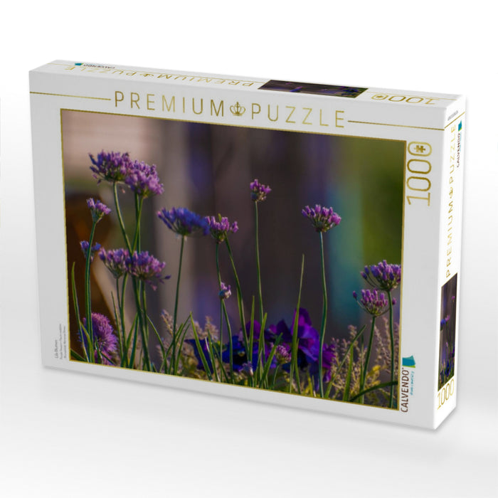 Lila Blumen - CALVENDO Foto-Puzzle'