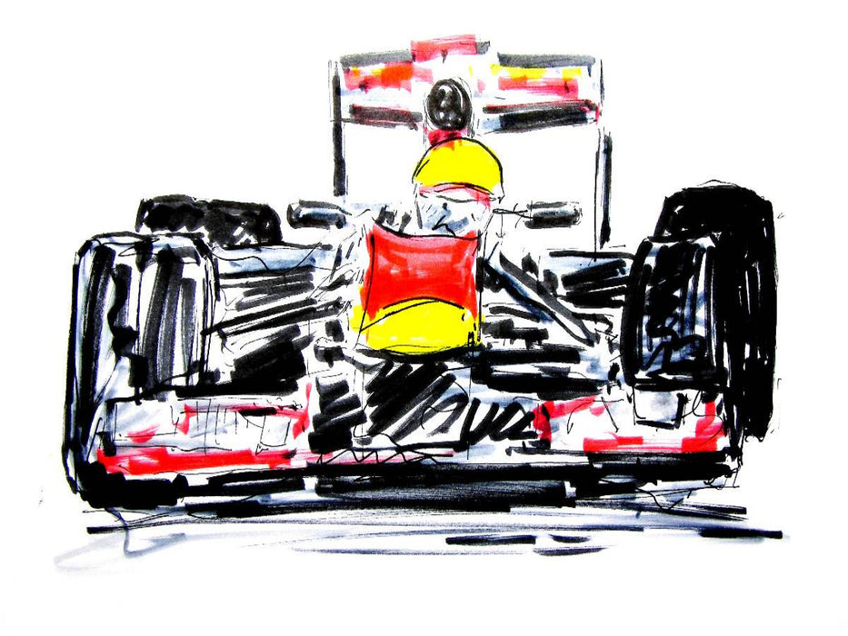 Illustration Red Bull RB 8 - CALVENDO Foto-Puzzle'