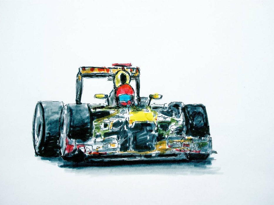 Illustration Red Bull RB 9 - CALVENDO Foto-Puzzle'