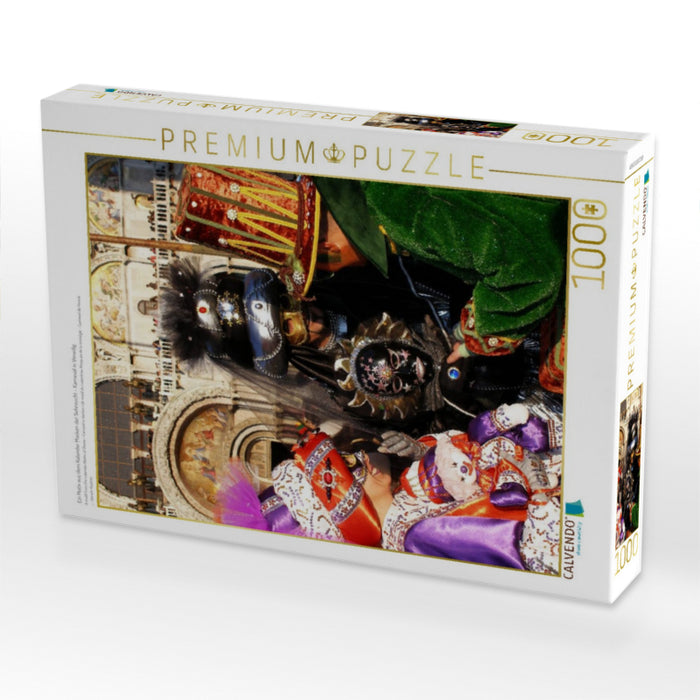 Ein Motiv aus dem Kalender Masken der Sehnsucht - Karneval in Venedig - CALVENDO Foto-Puzzle'