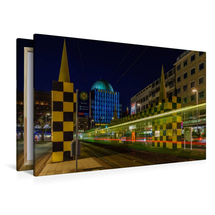 Premium Textil-Leinwand Steintor