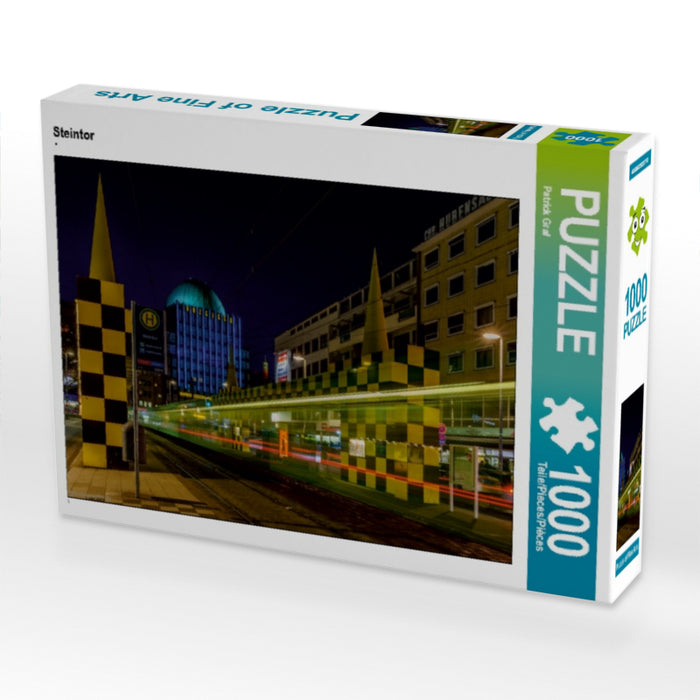 Steintor 1000 Teile Puzzle quer - CALVENDO Foto-Puzzle'