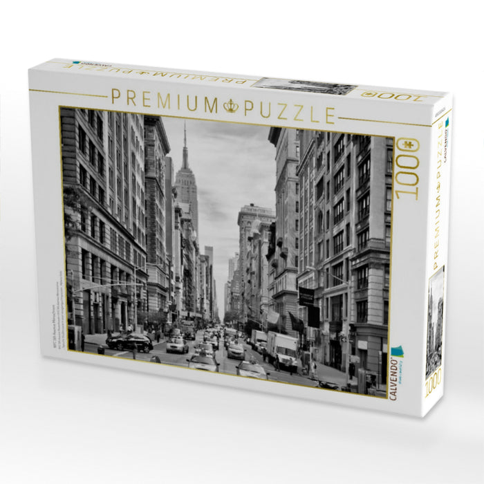 NYC 5th Avenue Monochrom - CALVENDO Foto-Puzzle'
