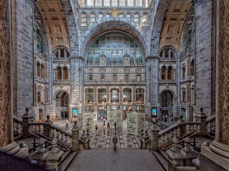 Ein Motiv aus dem Kalender Antwerpens Hauptbahnhof - Eine Reise durch die Zeiten - CALVENDO Foto-Puzzle'
