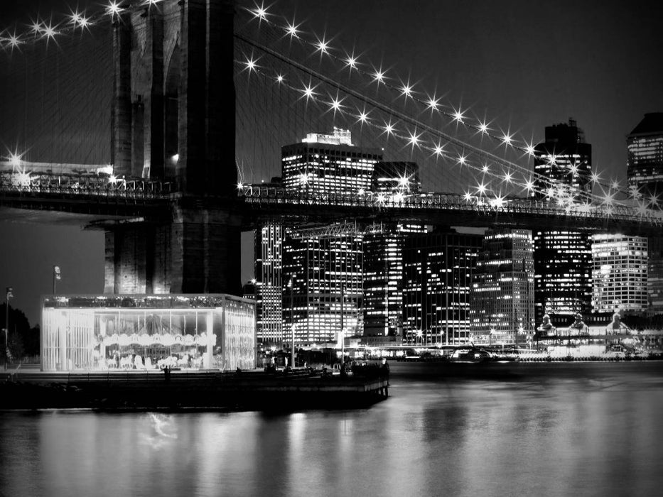 NYC Brooklyn Bridge und Manhattan Skyline - CALVENDO Foto-Puzzle'