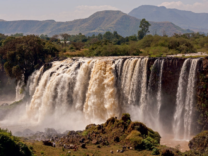 Nilfälle bei Bahir Dar in Äthiopien 1000 Teile Puzzle quer - CALVENDO Foto-Puzzle'