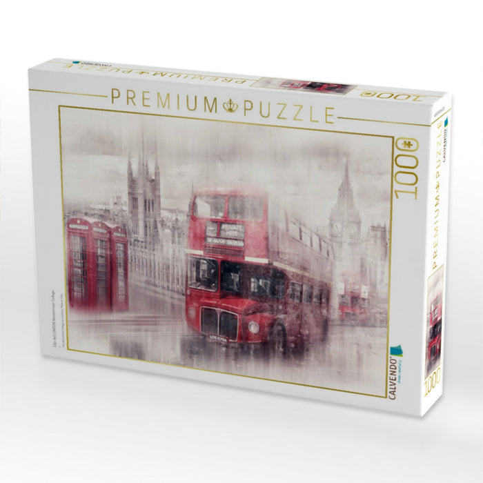 City-Art LONDON Westminster Collage - CALVENDO Foto-Puzzle'