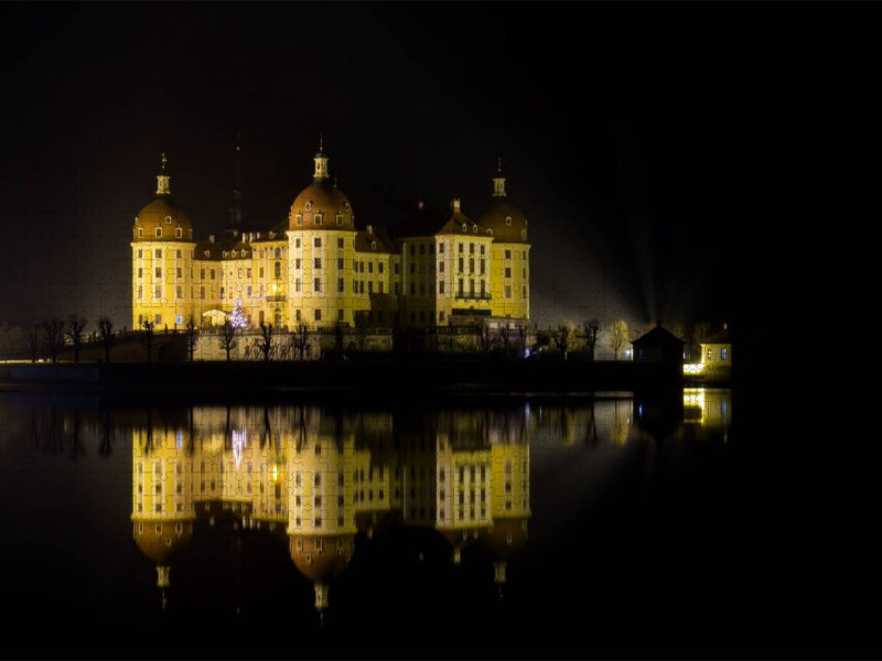 Weihnachtszeit in Moritzburg - CALVENDO Foto-Puzzle'