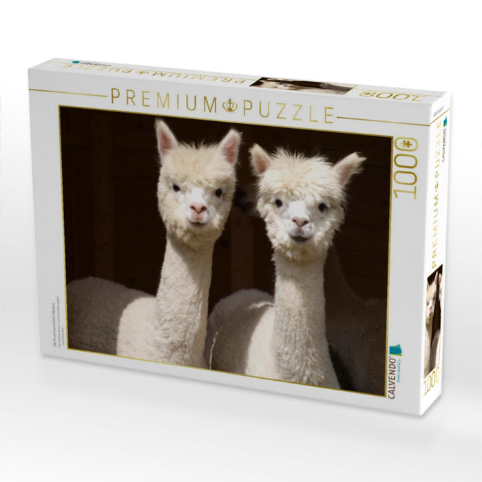 Die Unzertrennlichen Alpakas - CALVENDO Foto-Puzzle'