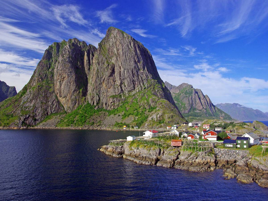 Norwegen: Berge und Meer auf den Lofoten - CALVENDO Foto-Puzzle'