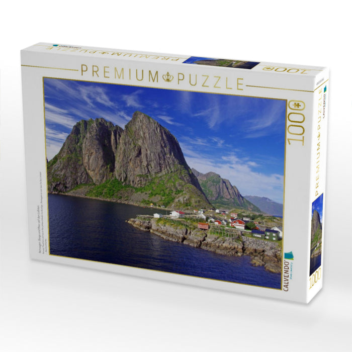 Norwegen: Berge und Meer auf den Lofoten - CALVENDO Foto-Puzzle'