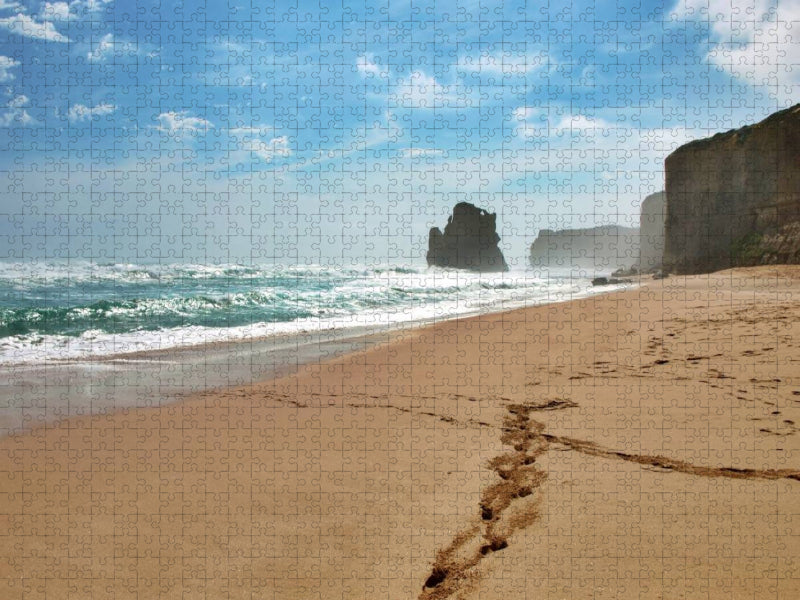 Bei den Gibson Steps an der Great Ocean Road - CALVENDO Foto-Puzzle'