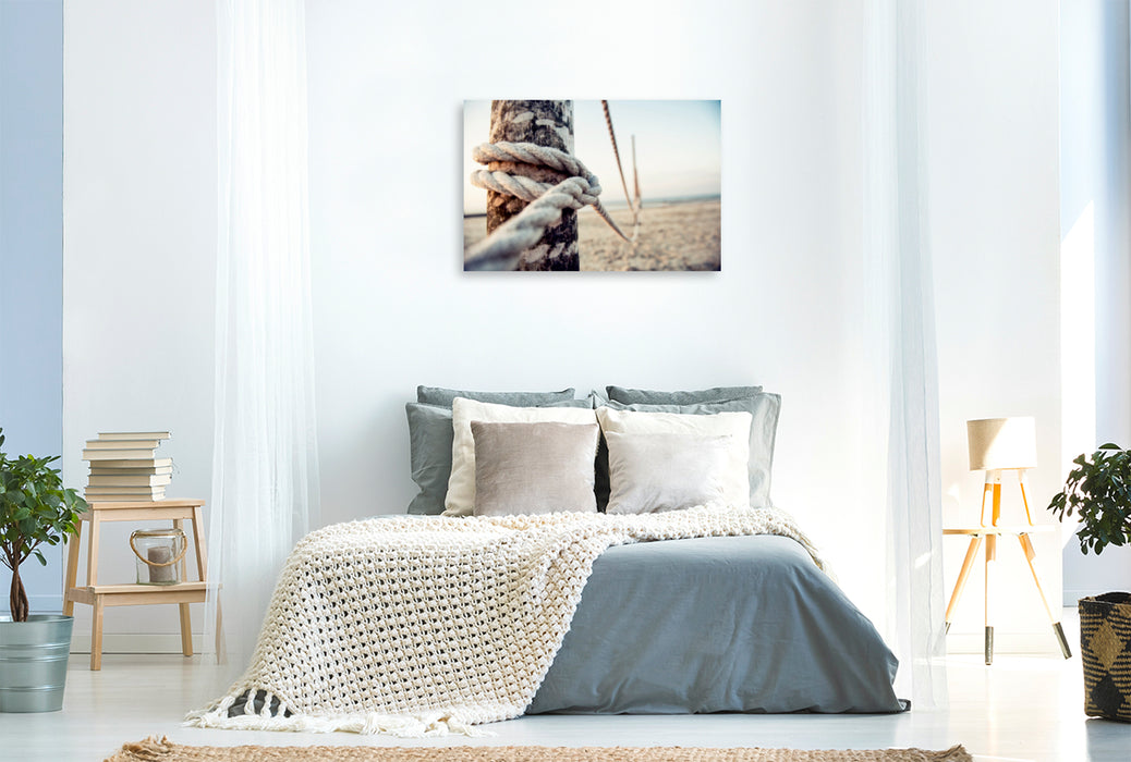 Premium Textil-Leinwand Premium Textil-Leinwand 120 cm x 80 cm quer Ein Motiv aus dem Kalender Wangerooge – Eine Perle in der Nordsee.
