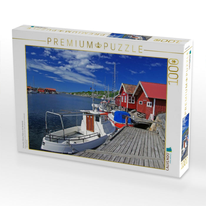 Schweden: Kleiner Hafen an der Westküste - CALVENDO Foto-Puzzle'