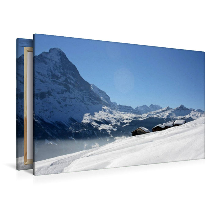 Premium Textil-Leinwand Auf dem First