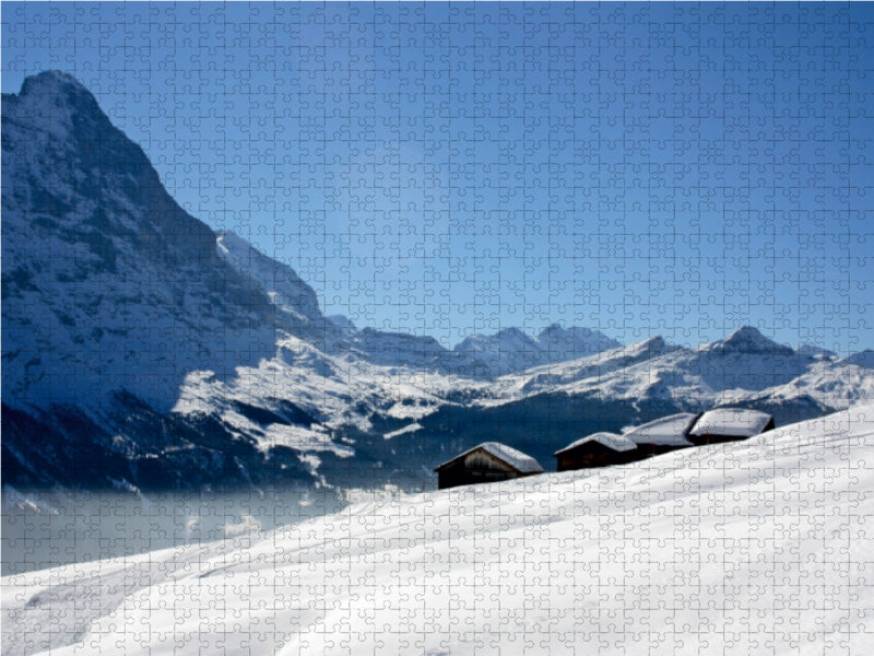 Auf dem First 1000 Teile Puzzle quer - CALVENDO Foto-Puzzle'