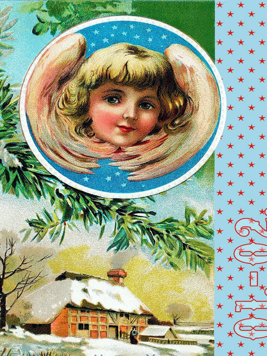 1.-2. 12. - Engel über Bauernhof - CALVENDO Foto-Puzzle'