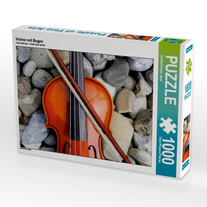 Violon avec archet - Puzzle photo CALVENDO 