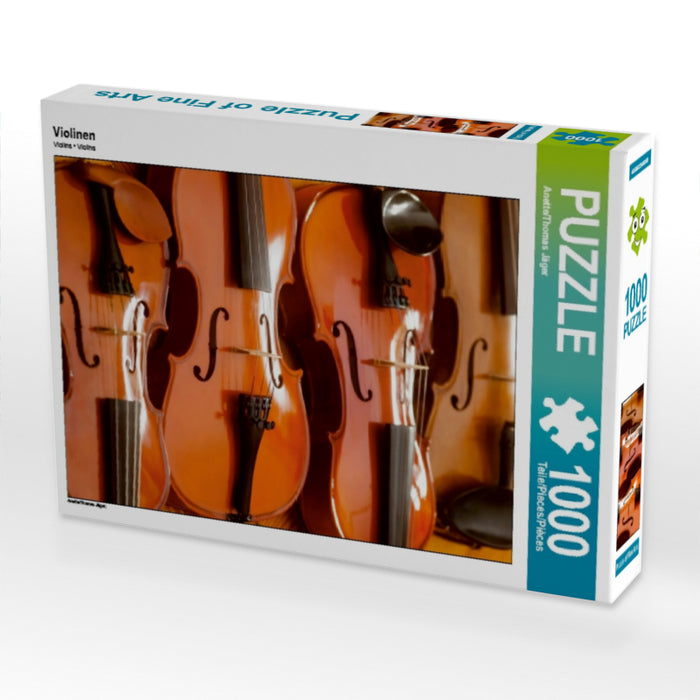 Violinen 1000 Teile Puzzle hoch - CALVENDO Foto-Puzzle'