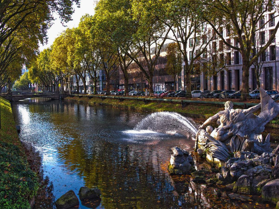 Düsseldorf Königsallee - CALVENDO Foto-Puzzle'