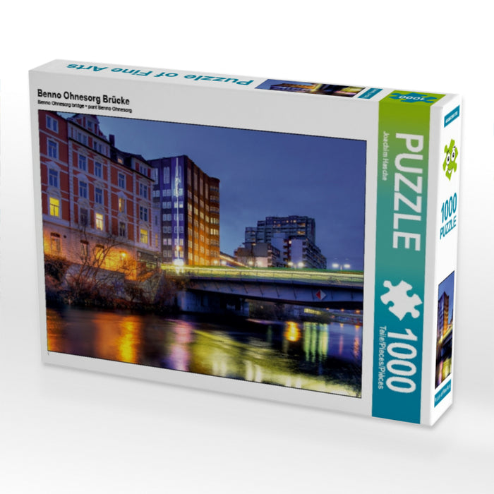 Benno Ohnesorg Brücke 1000 Teile Puzzle quer - CALVENDO Foto-Puzzle'