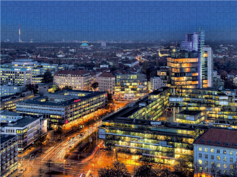 Friedrichswall und Aegi 1000 Teile Puzzle quer - CALVENDO Foto-Puzzle'