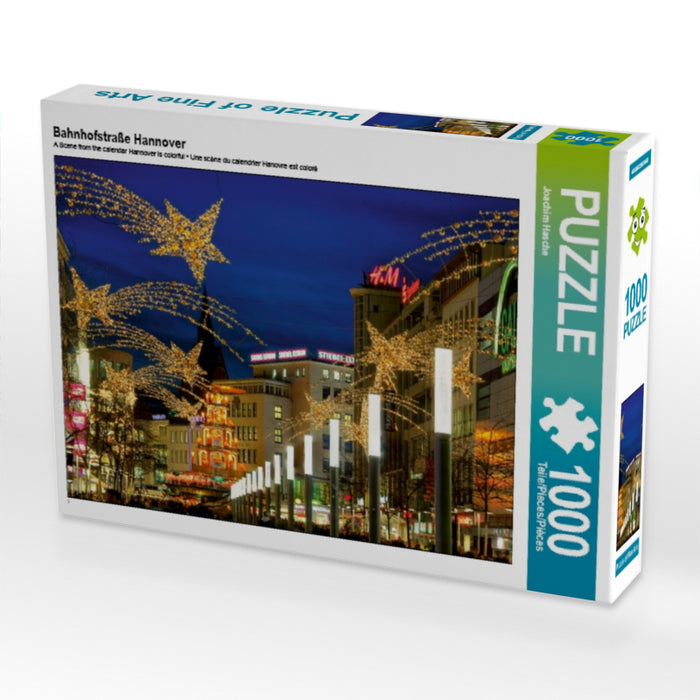 Bahnhofstraße Hannover 1000 Teile Puzzle quer - CALVENDO Foto-Puzzle'
