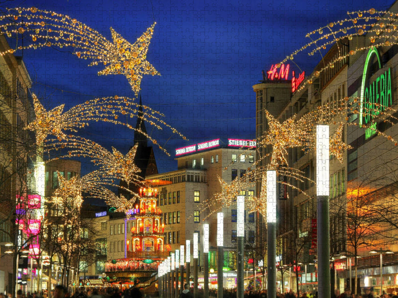 Bahnhofstrasse Hanovre - Puzzle photo CALVENDO 