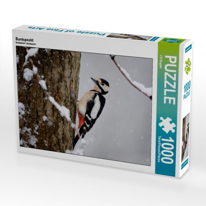 Great spotted woodpecker - CALVENDO photo puzzle 