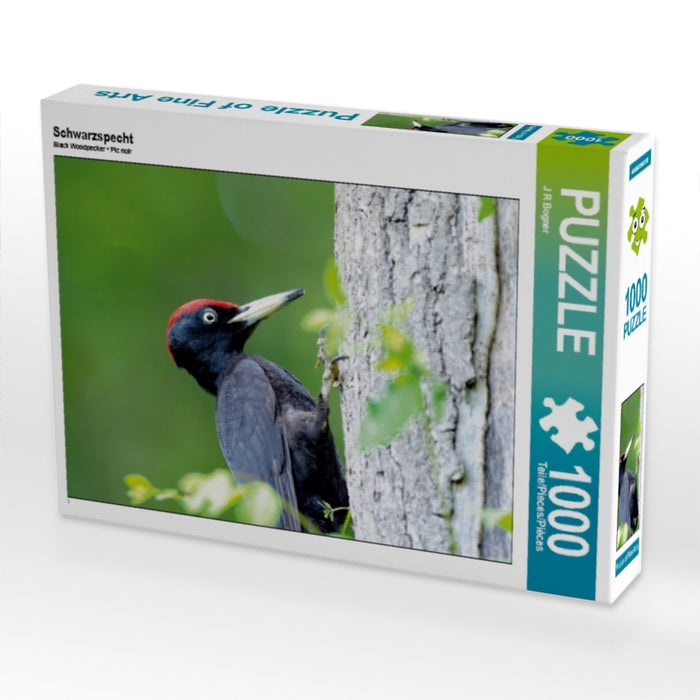 Black Woodpecker - CALVENDO photo puzzle 
