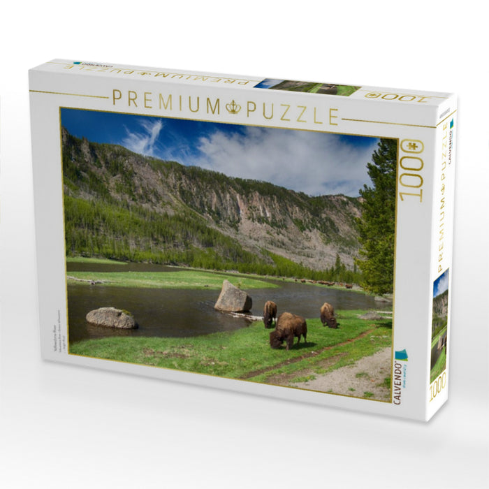 Yellowstone River - CALVENDO Foto-Puzzle'