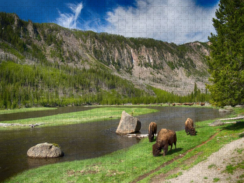 Yellowstone River - CALVENDO Foto-Puzzle'
