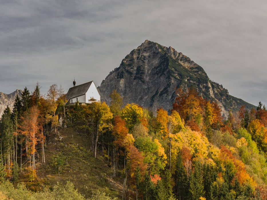 Schöllanger Burg Kirche - CALVENDO Foto-Puzzle'